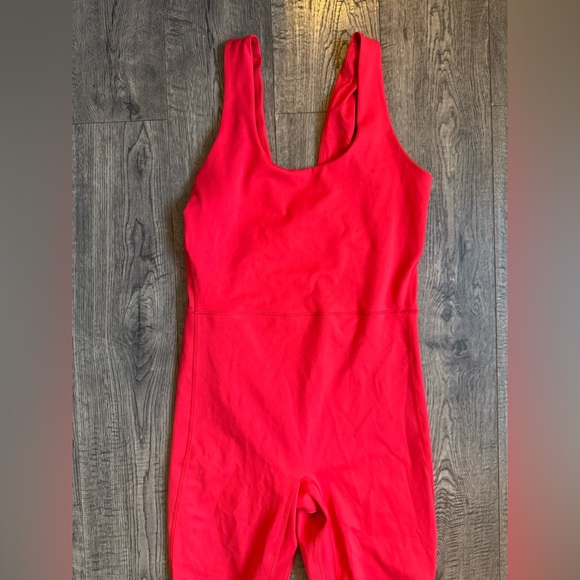 All In Motion Target Red Full Body Jumpsuit- Size Medium - Picture 5 of 9